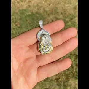 We The Best | All Baguette VVS Diamond CZ Flooded Ice Hip Hop Pendant | Bling Jewelz We The Best | All Baguette VVS Diamond CZ Flooded Ice Hip Hop Pendant | Bling Jewelz